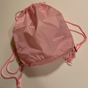 NWT WILSON NYLON DRAWSTRING BAG.